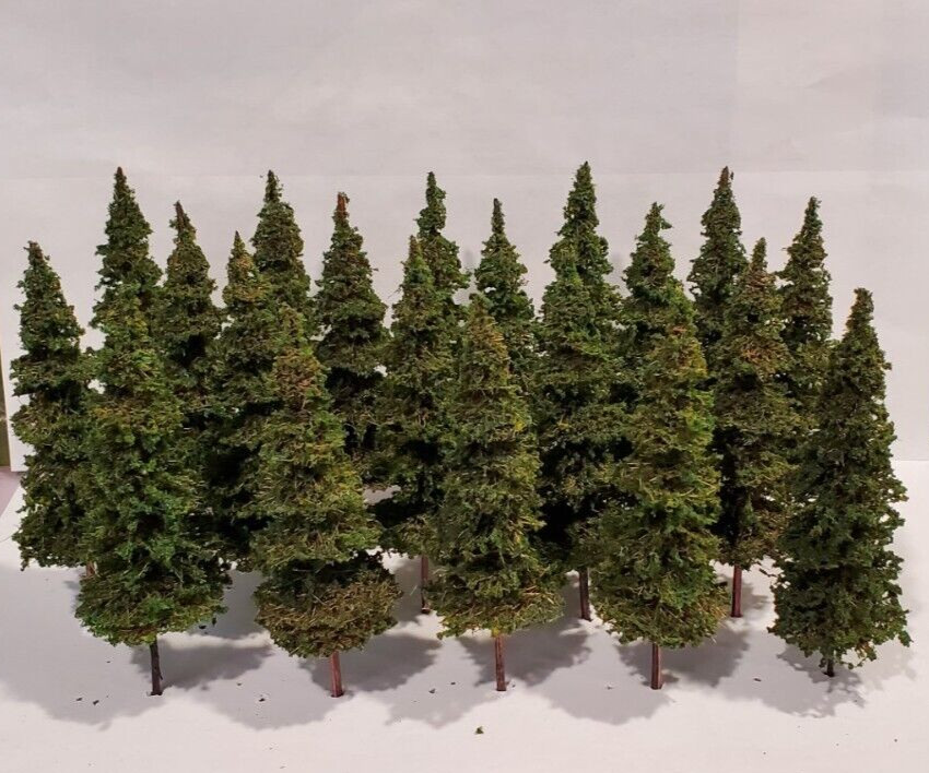 MOOSE CREEK TREES - Fir / Pine Trees (5" x 20 Trees) Model Trees - HO N Z Scale