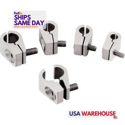 Billet Specialties 65410, Set of 4 Aluminum Line Clamps 3/8In (4Pk) Performance