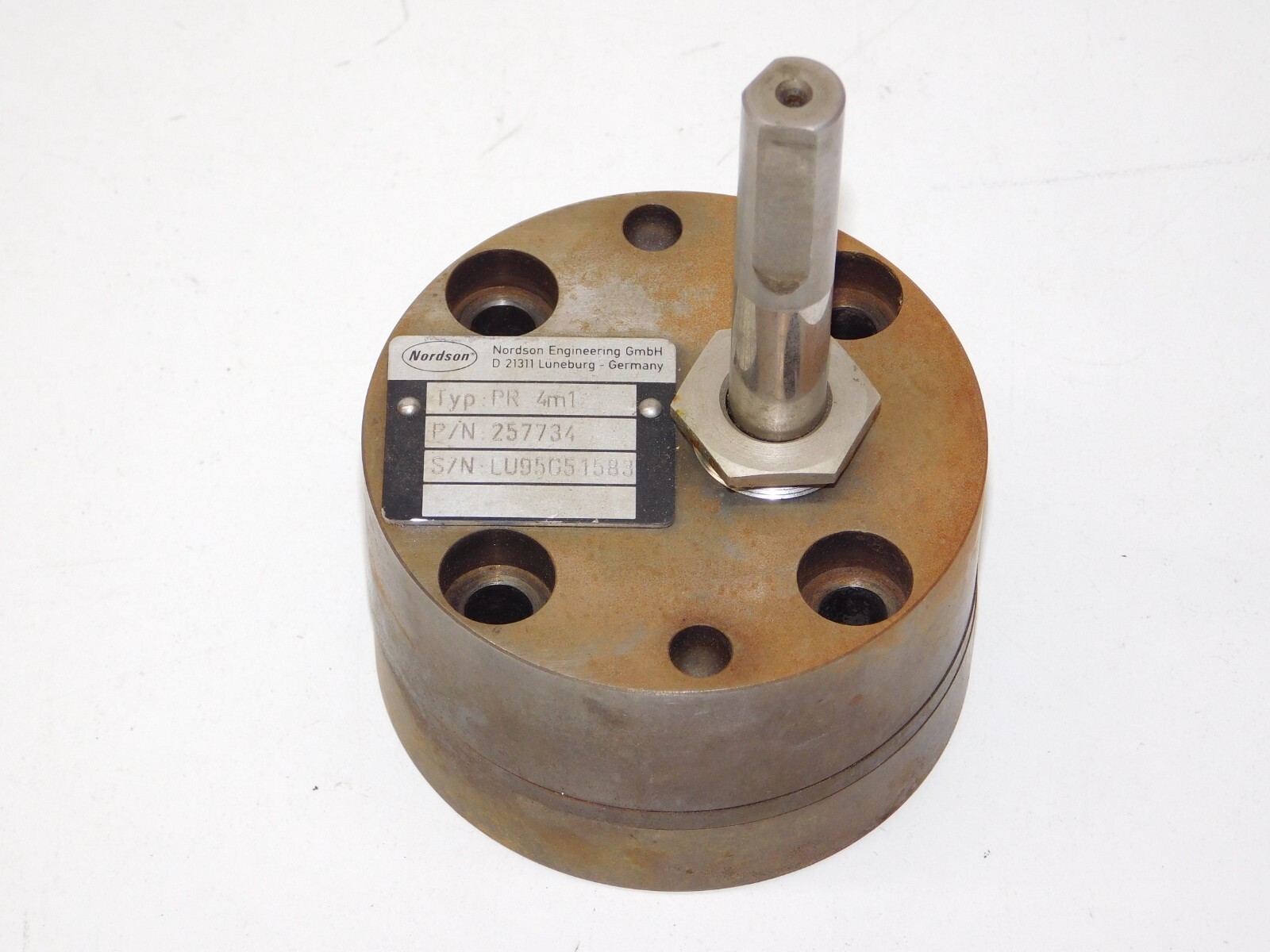 Nordson Engineering PR-4M1 257734 Gear Pump Unit Part Made in Germany