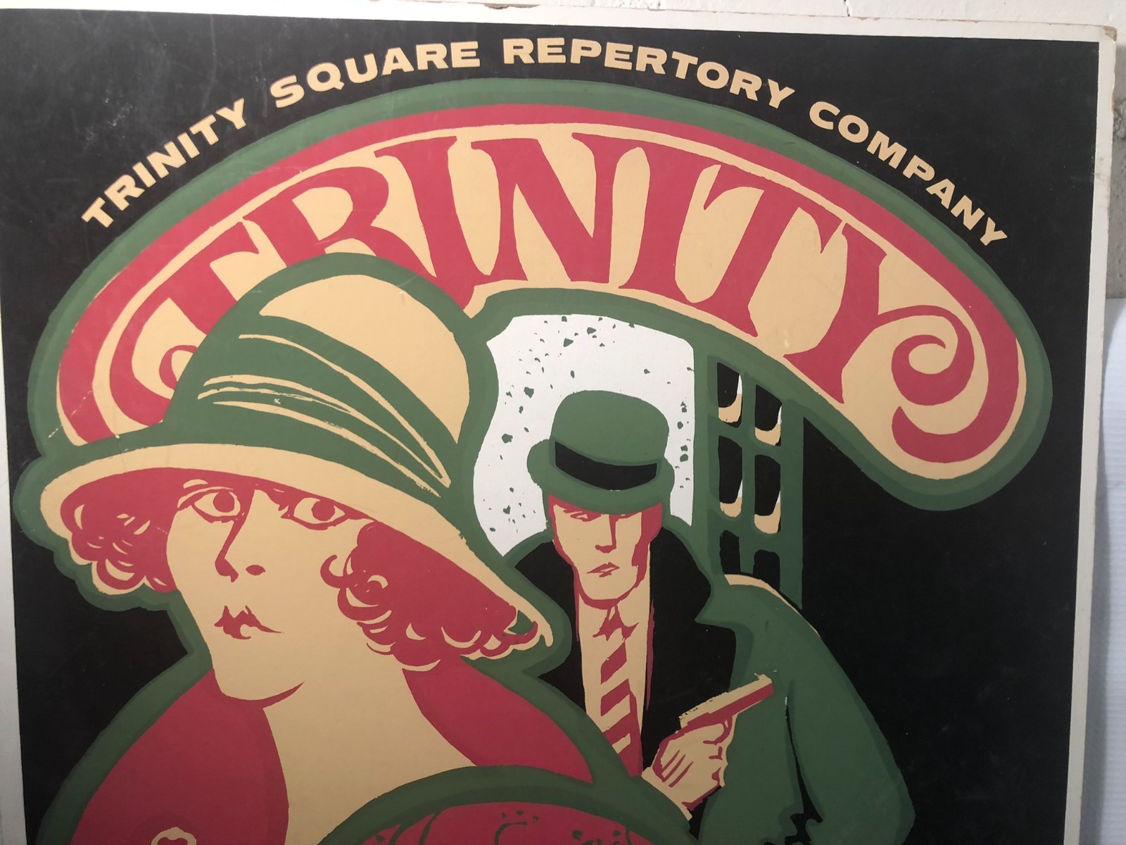 1973 Trinity Repertory Co Providence 7 Keys To Baldpate Adrian Hall Poster