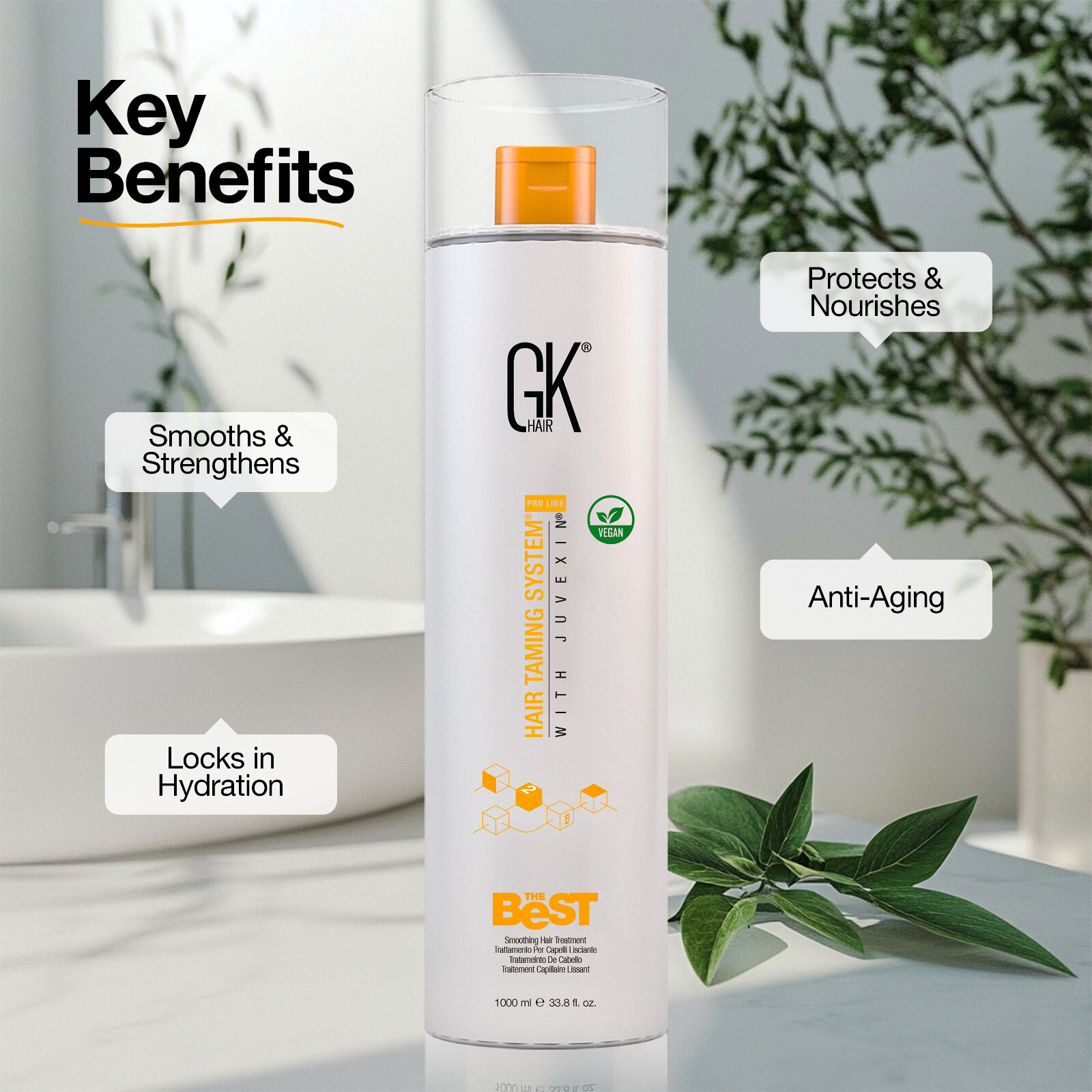 GK Hair The Best Keratin Treatment | Formaldehyde-Free | Smooth & Straight Hair