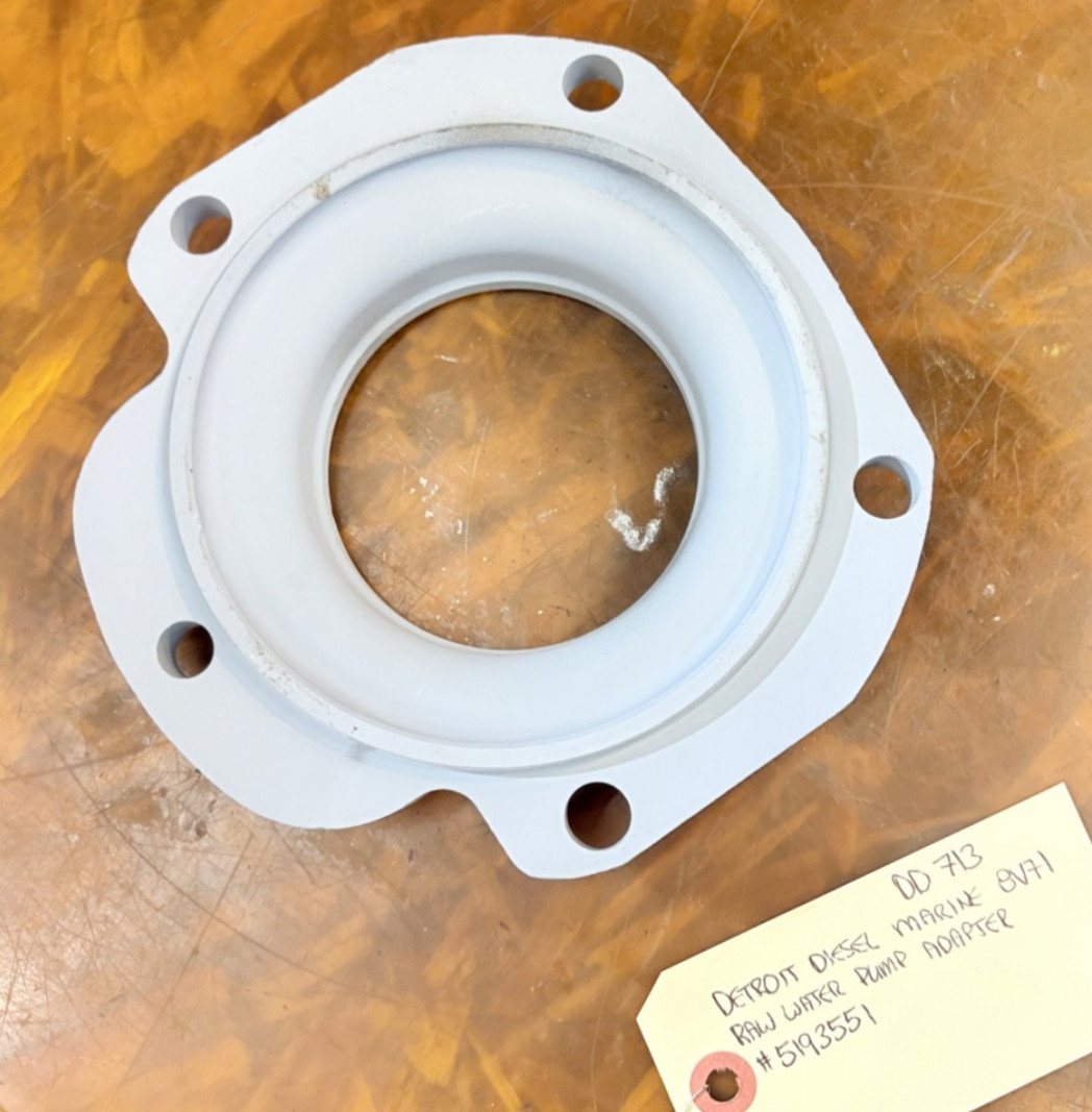 DETROIT DIESEL MARINE RAW WATER PUMP ADAPTER #5193551 8V71