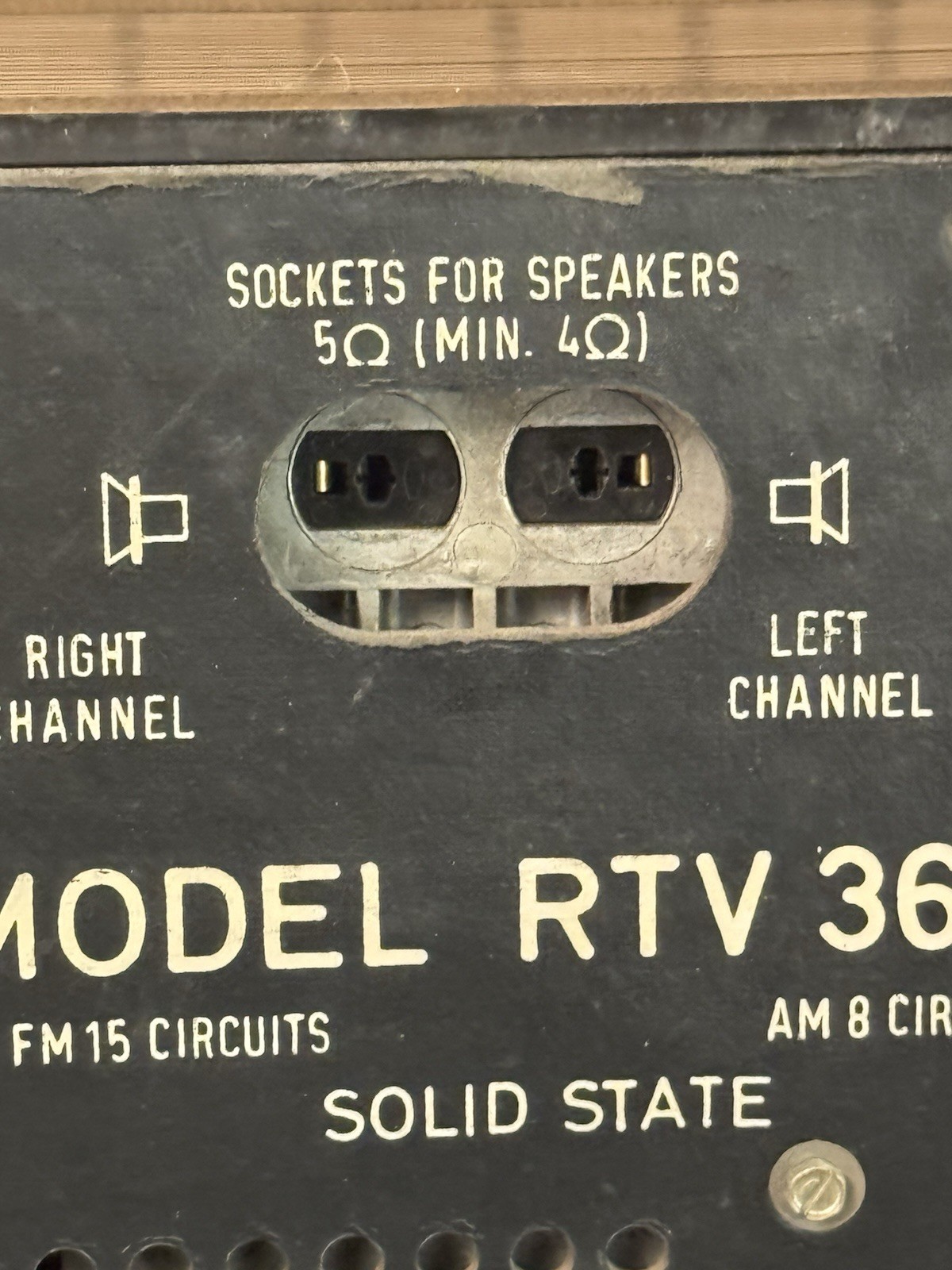 Grundig RTV 360U Solid State Am/Fm Short Wave Radio Stereo w/Speakers *READ*