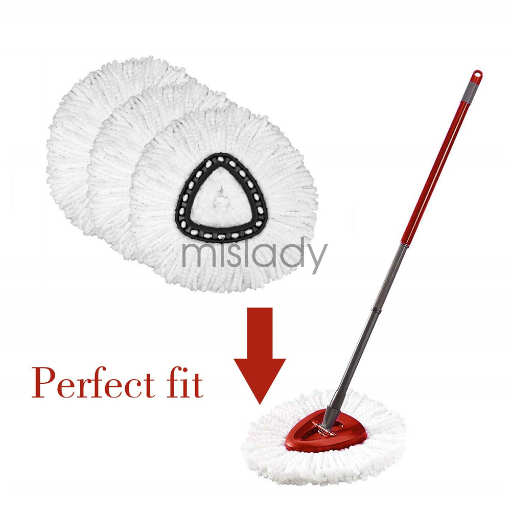 15x Replacement Microfiber Mop HEAD For O-Cedar Spin Mop Easy Clean Wring Refill