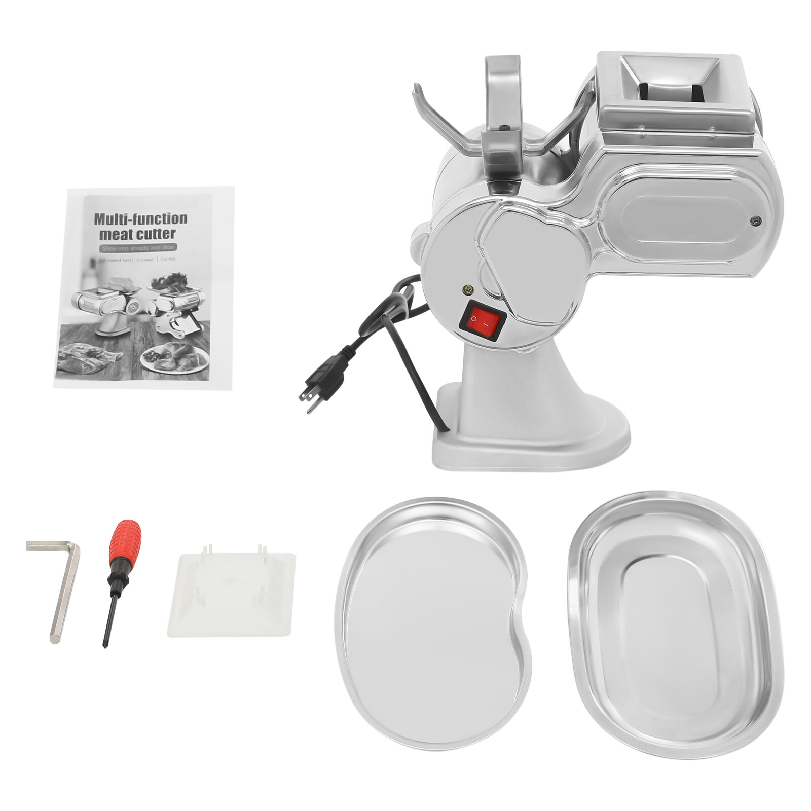 600W Meat Cutter Machine 2.5mm Thickness Electric Meat Cutter Food Slicer Cutter