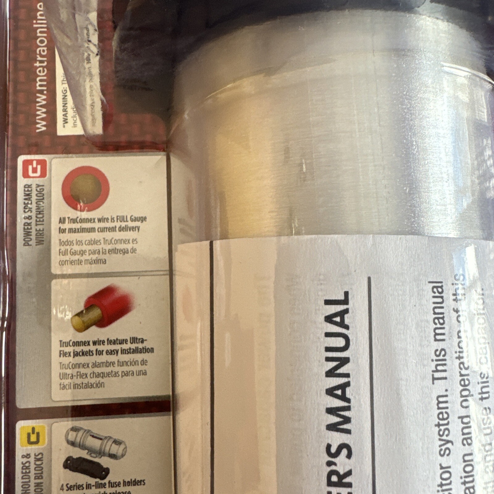 Metra Truconnex TCCAP1D (By-Cap1) 1.0 Farad Ultra-Low ESR Capacitor, NEW #NS1