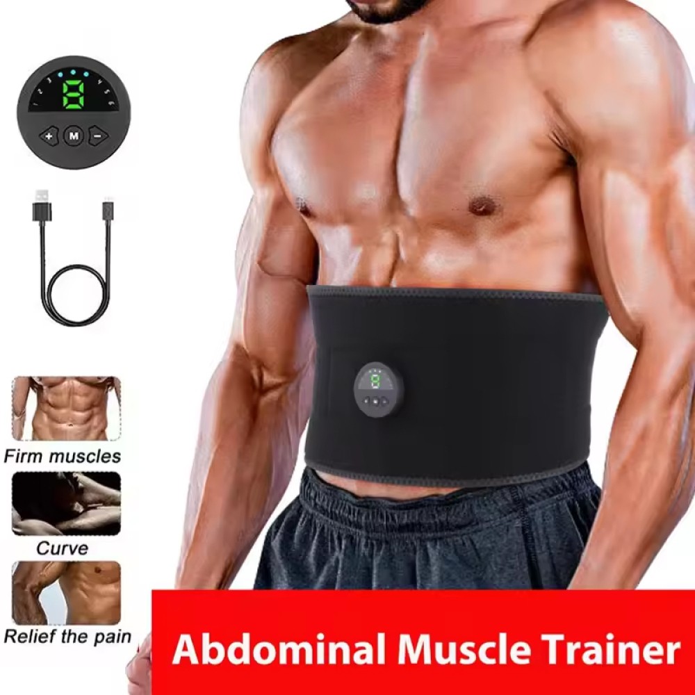 EMS Abdominal Muscle Core Toning Trainer ABS Stimulator Tactical Belly Shaper
