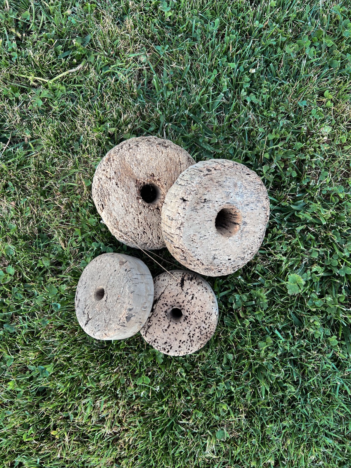 Cork Fishing Floats - Vintage, Used, Real Natural Cork