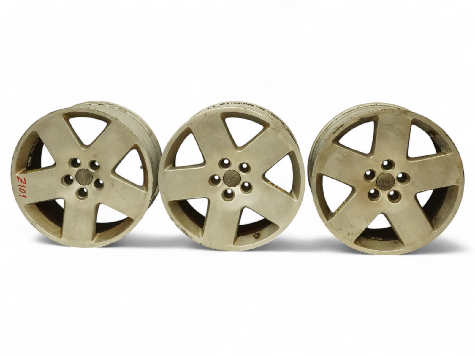 2003 - 2010 Audi A8 D3 Wheel Rim Cg3 5-112Mm 5 Spoke 45Mm Offset Set Of 3 Oem