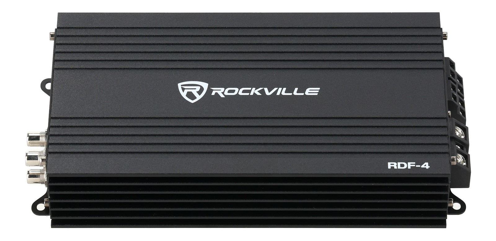 Rockville RDF-4 2800W Peak 700w RMS 4-Channel Car Amplifier, Compact, Efficient