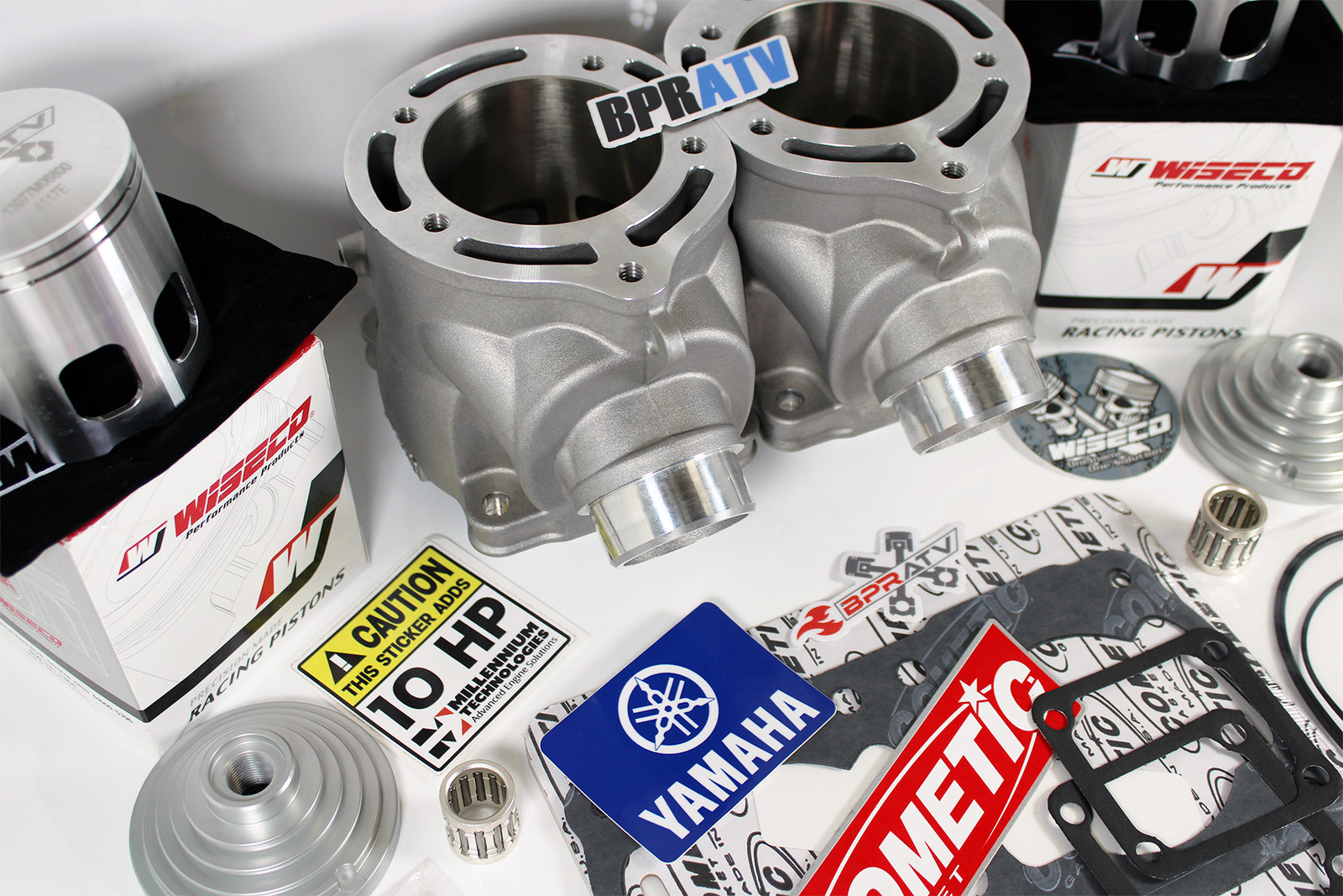 Yamaha Banshee Athena Style 68mm 400cc Big Bore Cylinders Wiseco Pistons & Domes