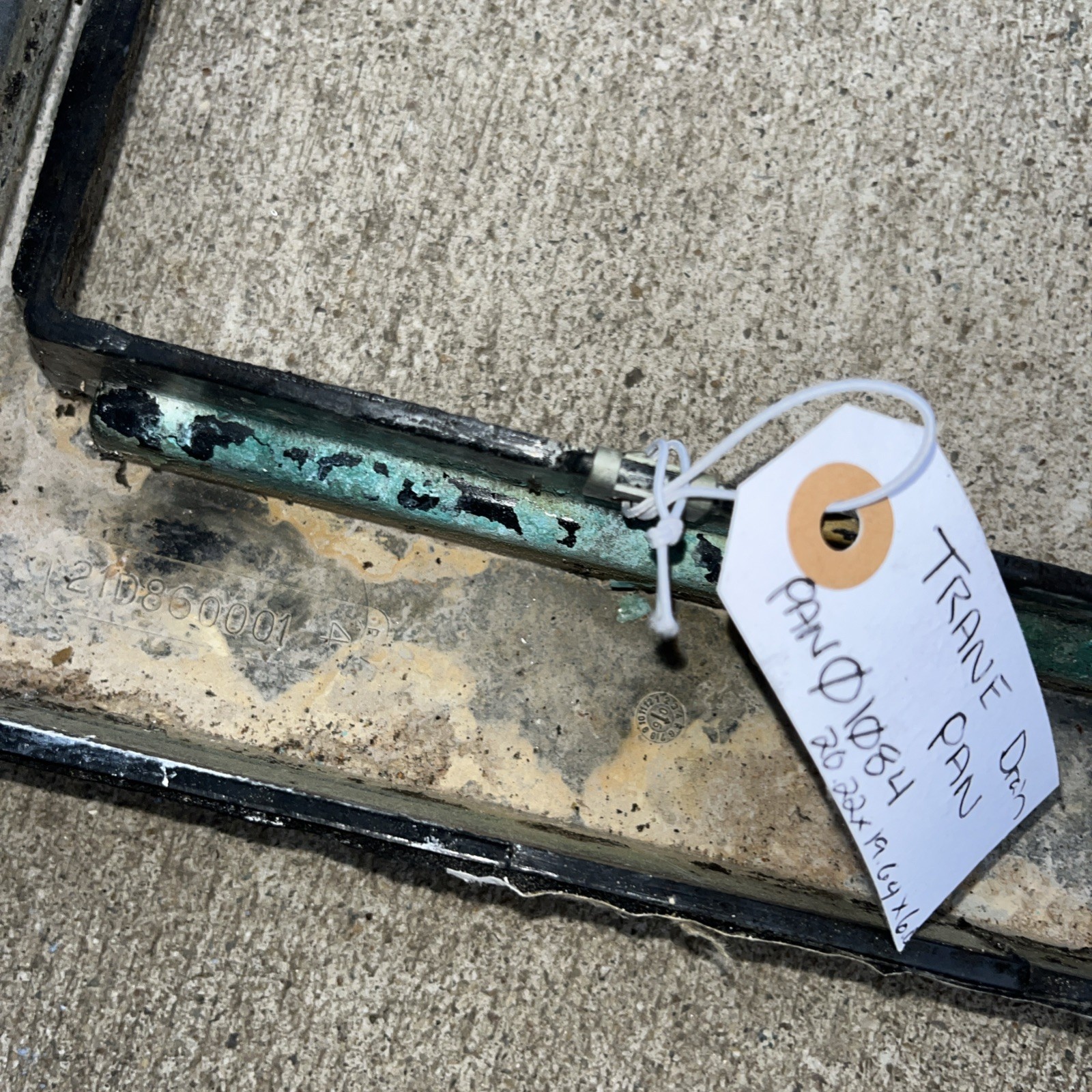 Trane PAN01084 Drain Pan 21D860001 USED **TESTED**