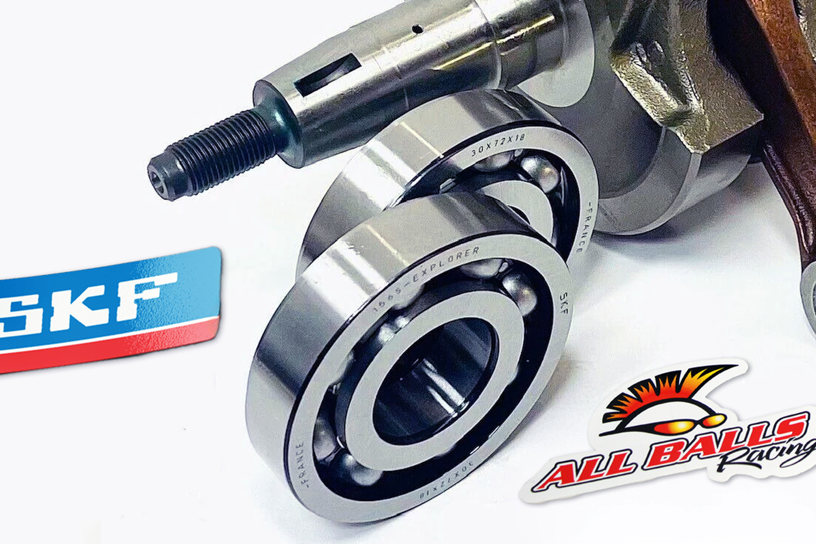 Yamaha YFZ450 Bottom End Engine Rebuild Kit Hot Rods Crank SKF Bearings Gaskets