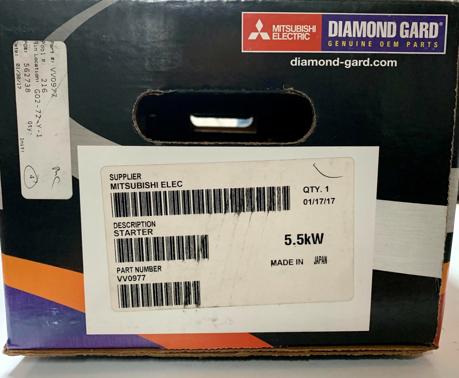 VV0977 MITVV0977 Mitsubishi Starter Volvo Cummins ISX 85109605 - Brand New