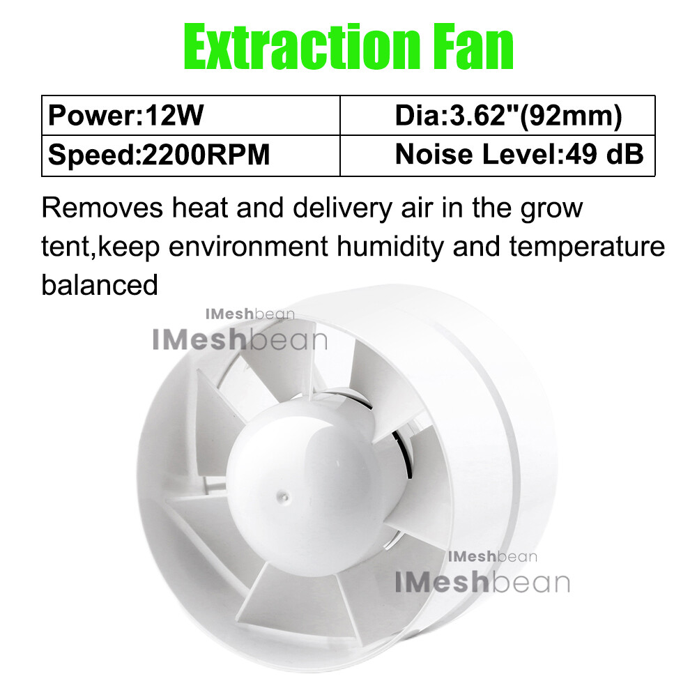 Complete Grow Tent Kit w/LED Full Spectrum Grow Light+Air Filter Kit+Duct Fan