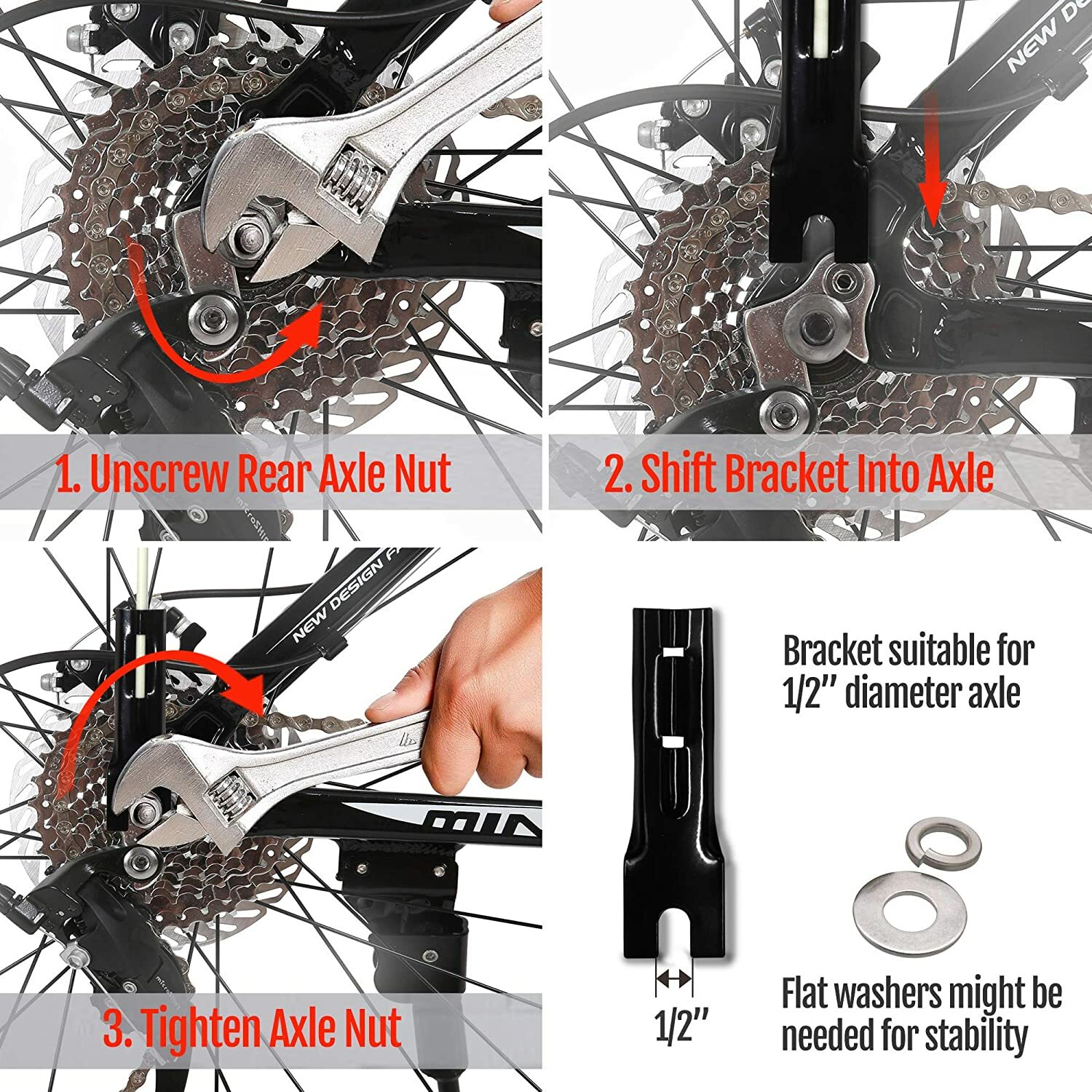 Anely 6Ft Bike Safety Flag with Fiberglass Pole - Bicycle Trailer Safety Flag