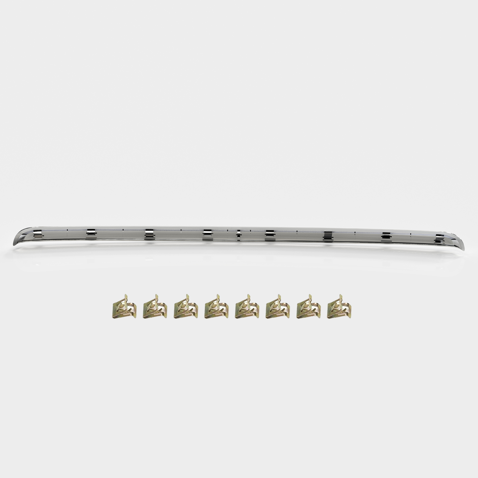 Chrome Hood Molding Trim Moulding For 07-13 GMC Sierra 1500 2500 3500 GM1235109