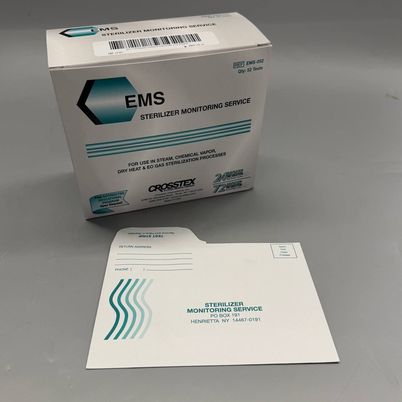 SPS Medical EMS Sterilizer Monitoring Service Box/52 EMS-052