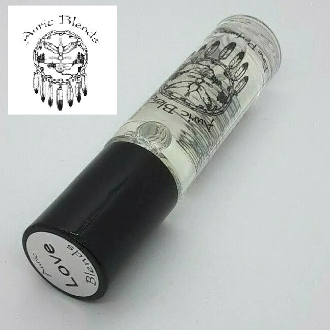 AURIC BLENDS LOVE PERFUME OIL 1/3 FL OZ ROLL ON BOTTLE Made in the USA!