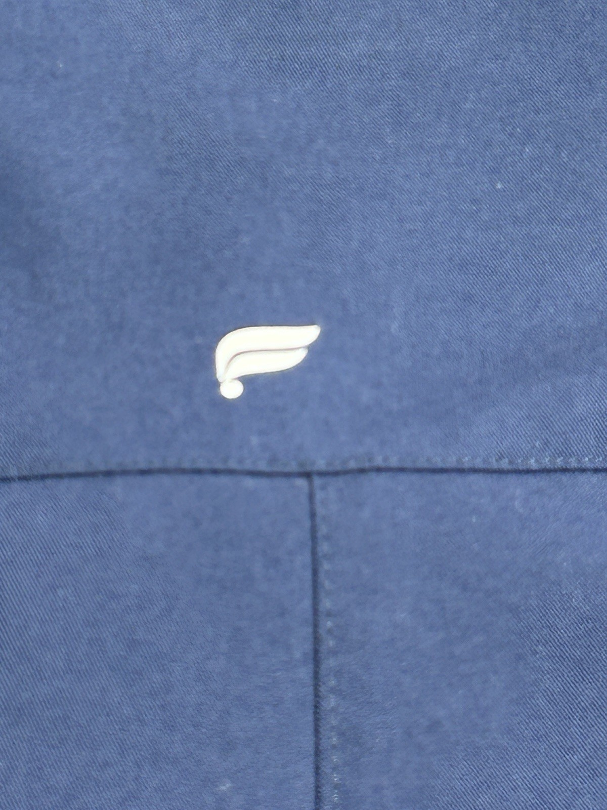 Fabletics Scrub Top Womens Medium Navy Blue V Neck Medical Uniform Workwear Top