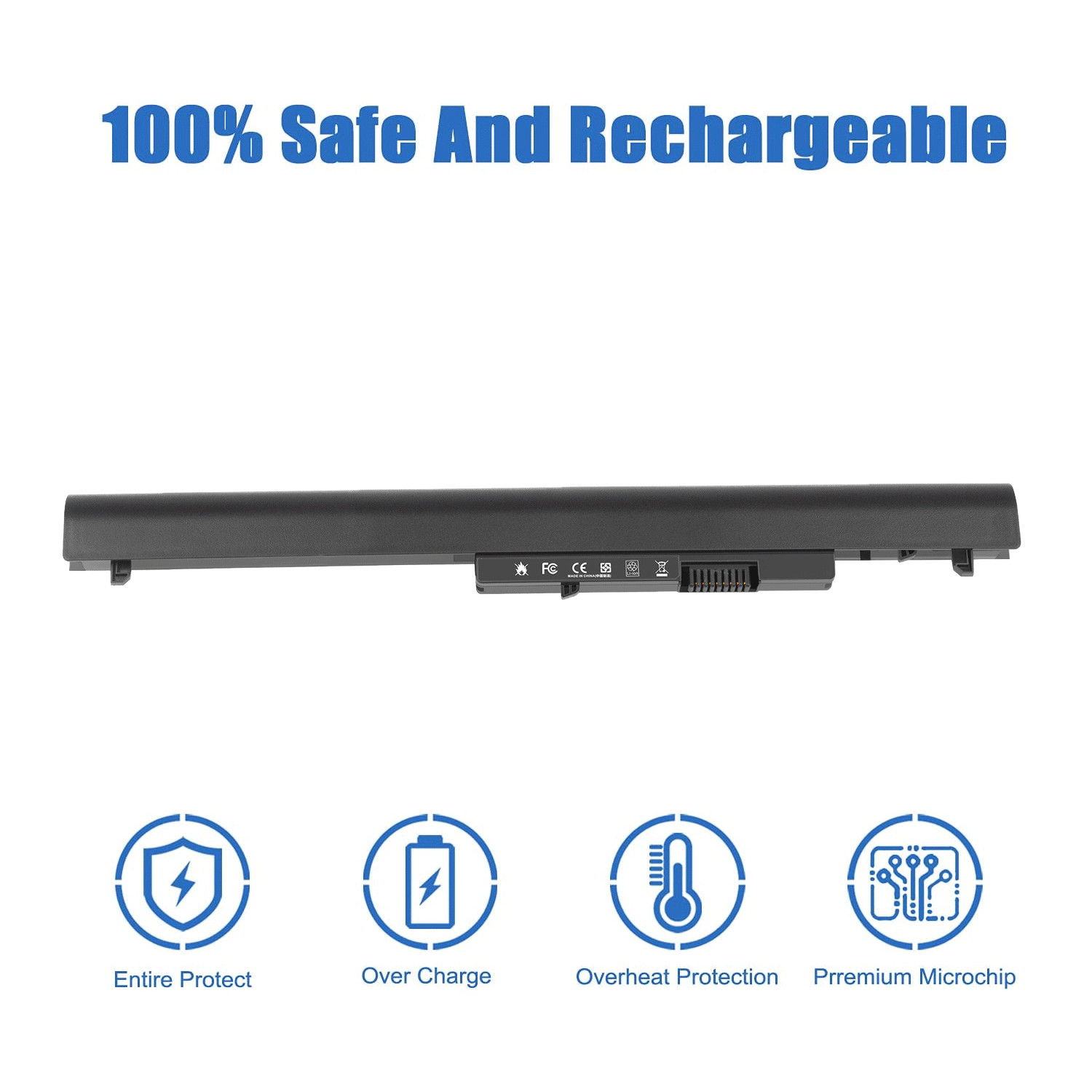 Lot 50PC BATTERY For HP SPARE 776622-001 (LA03 LA04) 15-f272wm 15-f222wm 14.8V