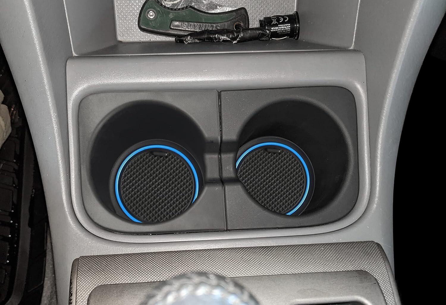 AOTEMILK Cup Holder Inserts Replacement for Toyota Tacoma 2005-2017 Accessories