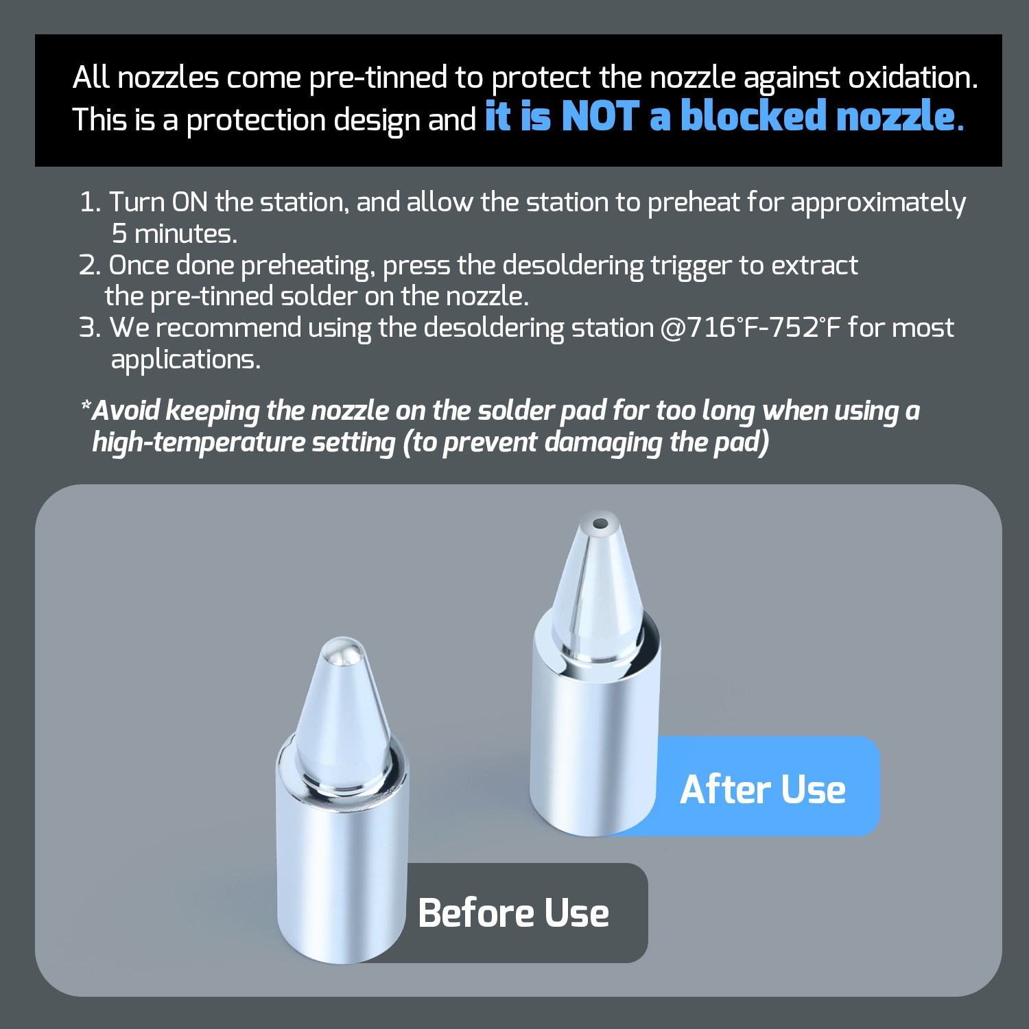 WEP 110W Desoldering Station Vacuum Sunction Tin Gun For Multi-Layer Board