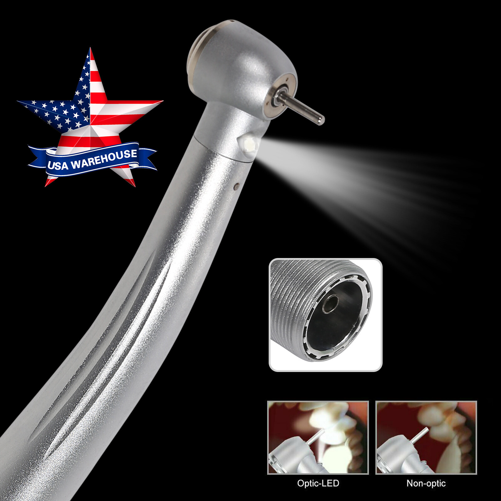 NSK PANA Dental MAX estilo LED E-Generador de Botón pieza de mano de alta veloc