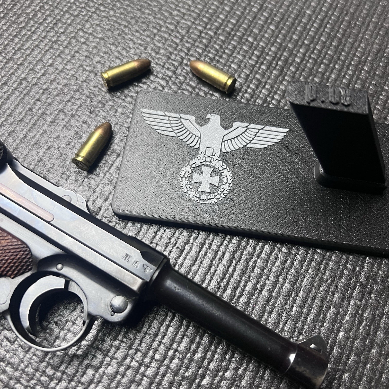 Luger P08 Pistol Display Stand Handgun Maintenance Gun Holder WW2 German