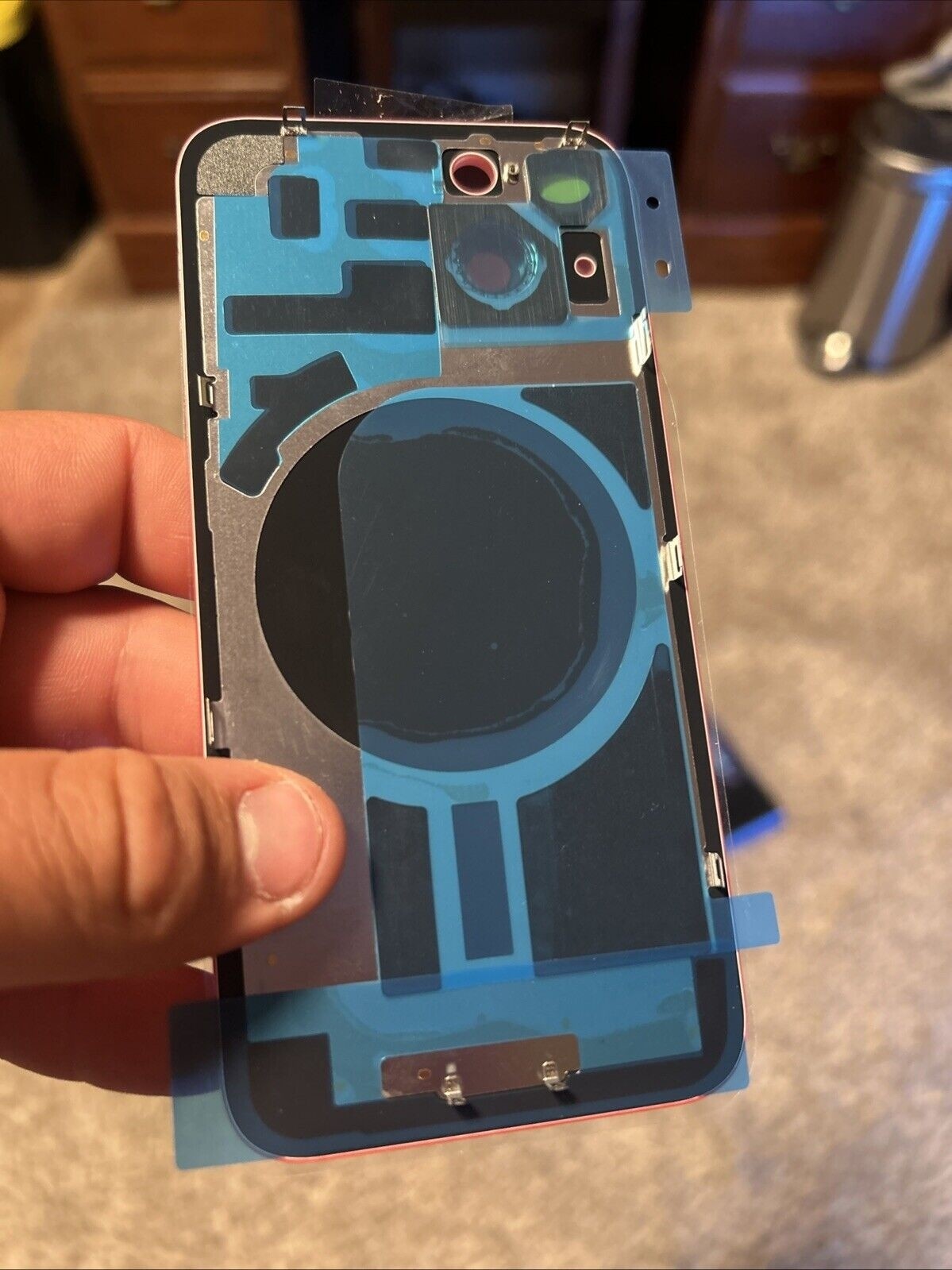 Replacement Rear Back Glass Big Hole For iPhone 17 16 15 14 13 12 11 XS XR X Lot