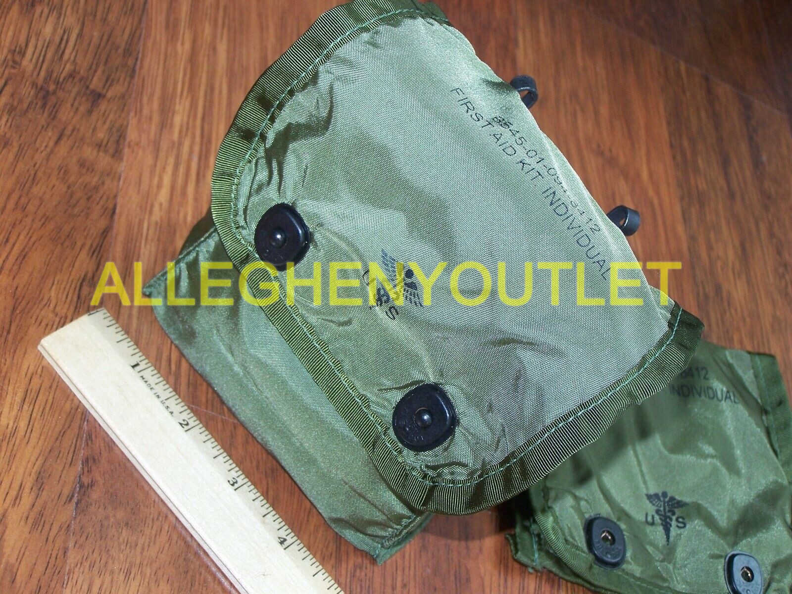 US Military LARGE First Aid Medic IFAK Pouch LC-2 w/ ALICE CLIPS, OD Green, NIB