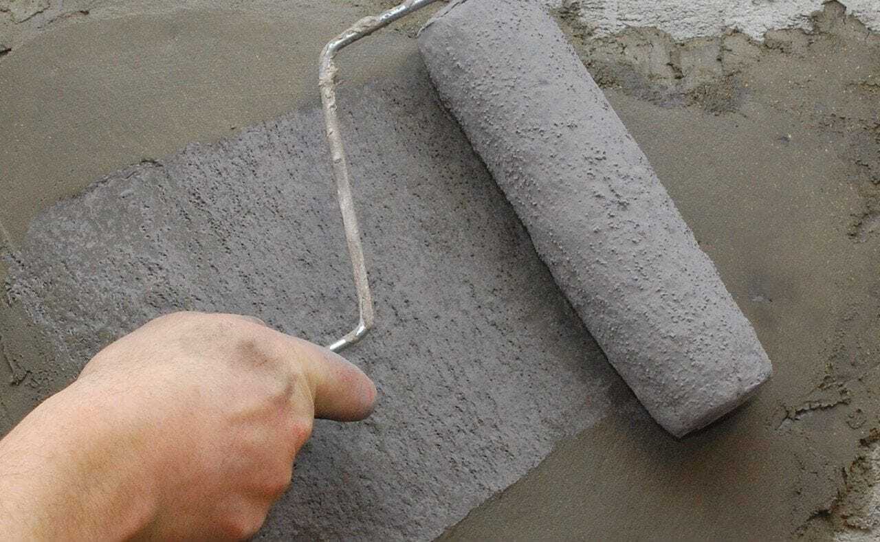 Walttools - Tru Texture Vertical Concrete Roller Sleeve - Light Stone