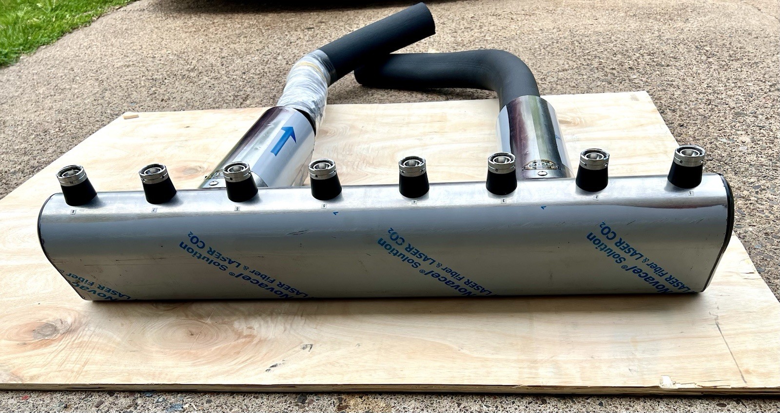 Perlick Winged Bridge Tower for Century System, 8 Faucets, NEW!