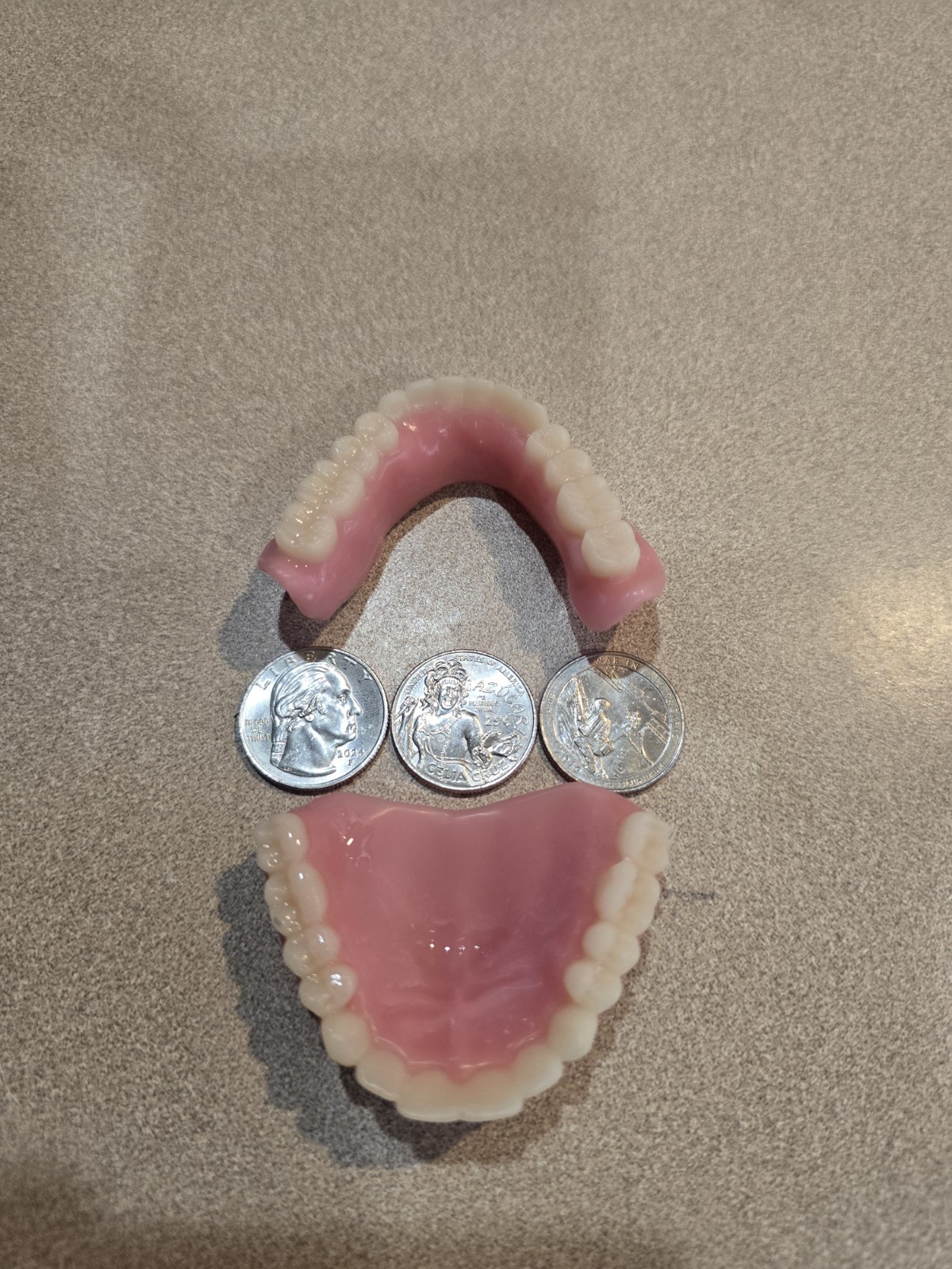 🦷1 One Set of 3D Printed adult dentures 🦷PLEASE READ