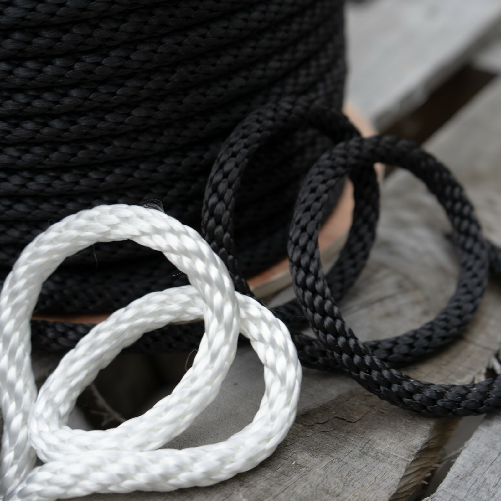 Solid Braid Nylon Rope Marine Utility Dock Lines Industrial Cargo Tie Down Tents