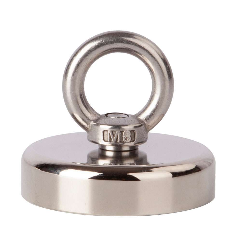 400LBS Neodymium Fishing Magnets Pulling Force Super Strong Round Rare Earth Lot