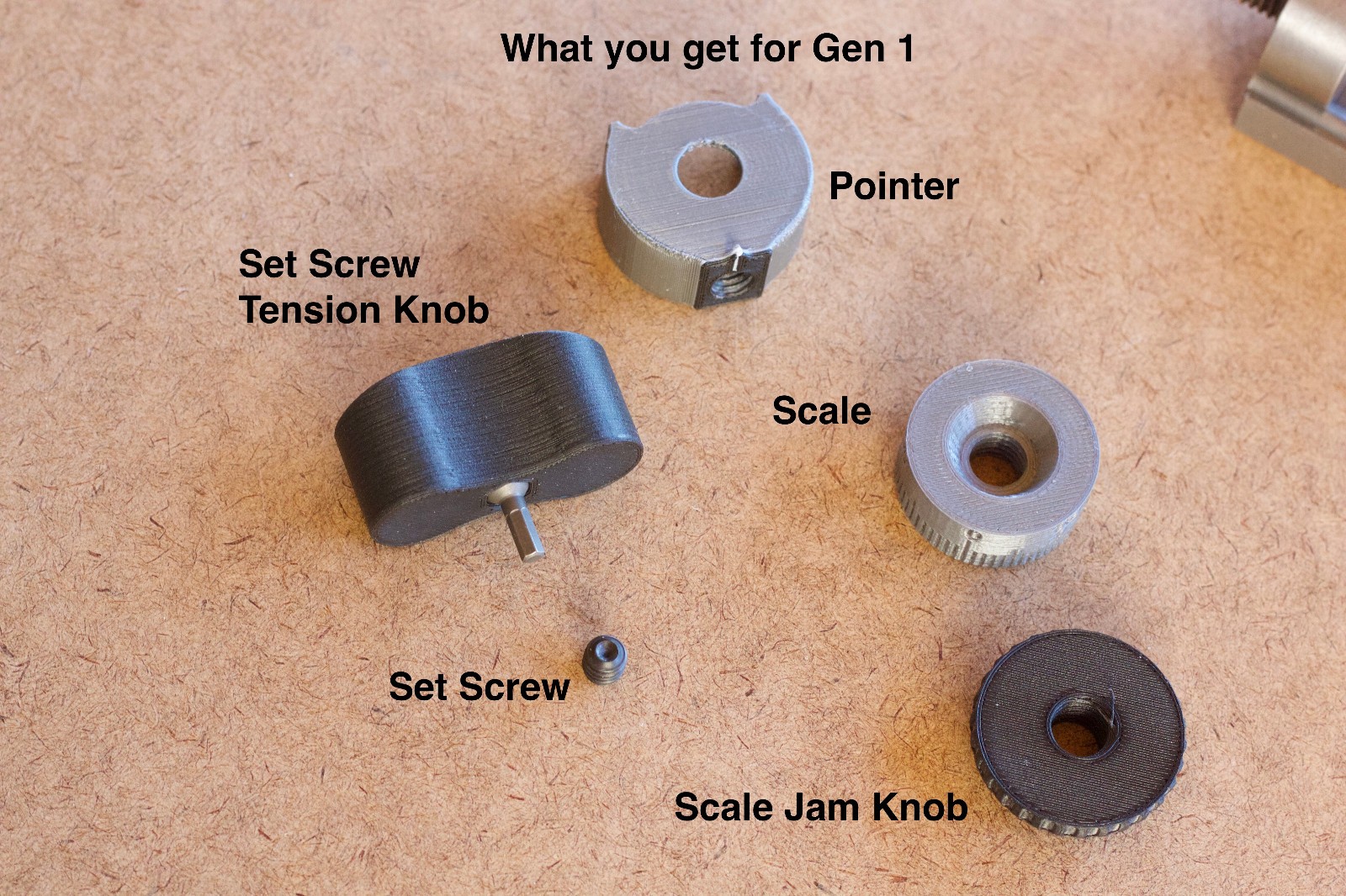 Stop Adjustment Dial for L. E. Wilson Trimmers