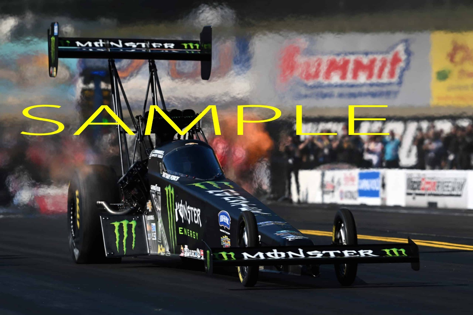 BRITTANY FORCE MONSTER ENERGY TOP FUEL CAR 11X17 GLOSSY POSTER #W44