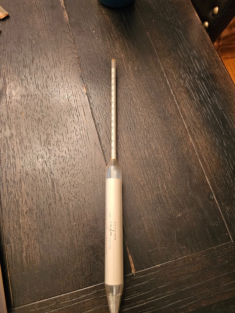 Hygrometer 15" Petroleum Refinery API Scale Mod 141.5 Temp 60F Nurburg BX1