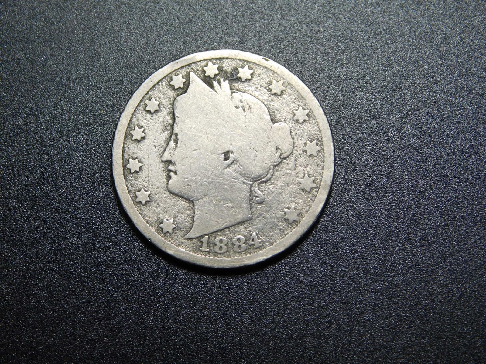 OLD US COINS 1884 V LIBERTY NICKEL