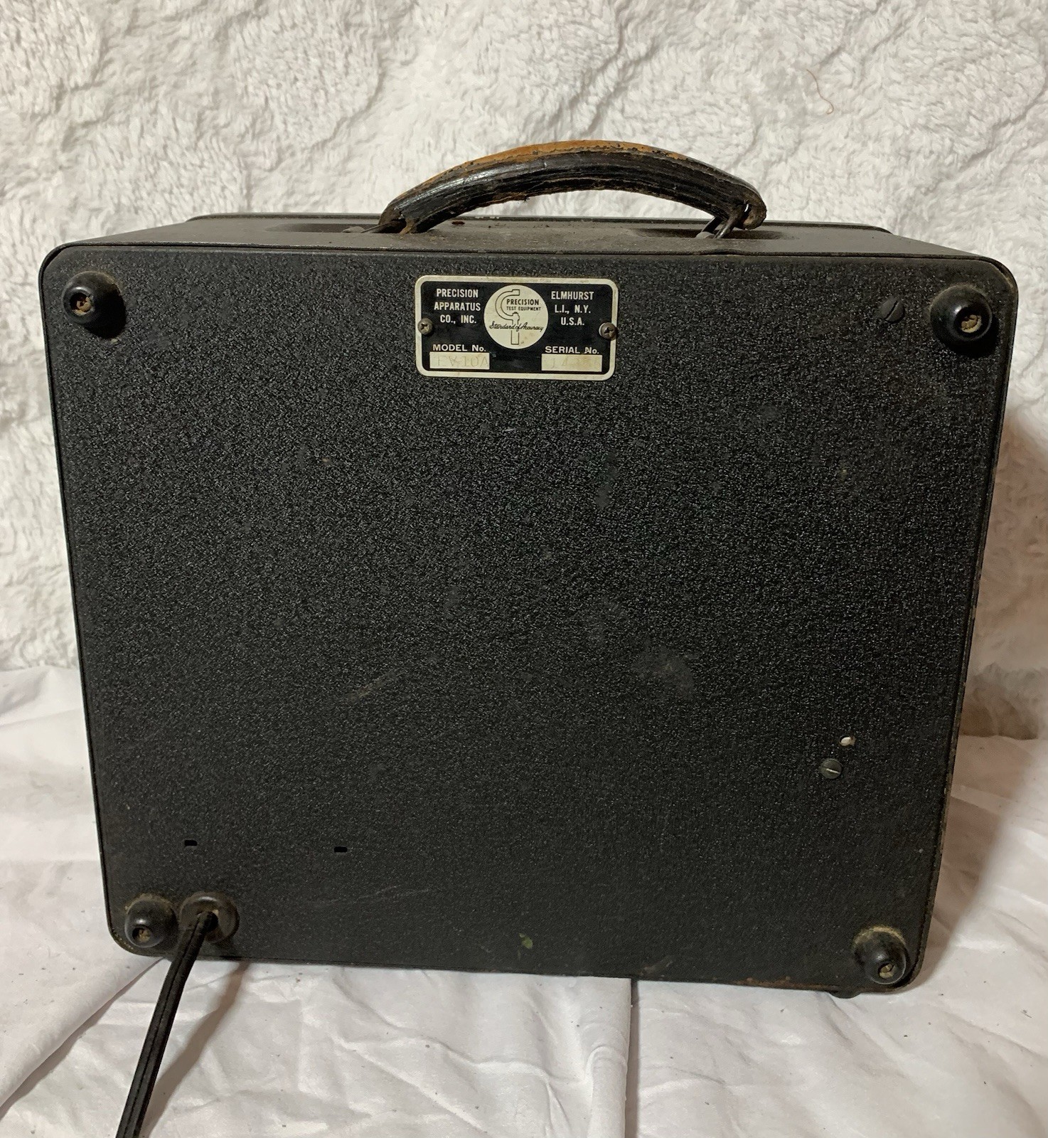 1955 Vintage Precision Apparatus Vacuum Tube Multi- Range Tester Series EV-10A 