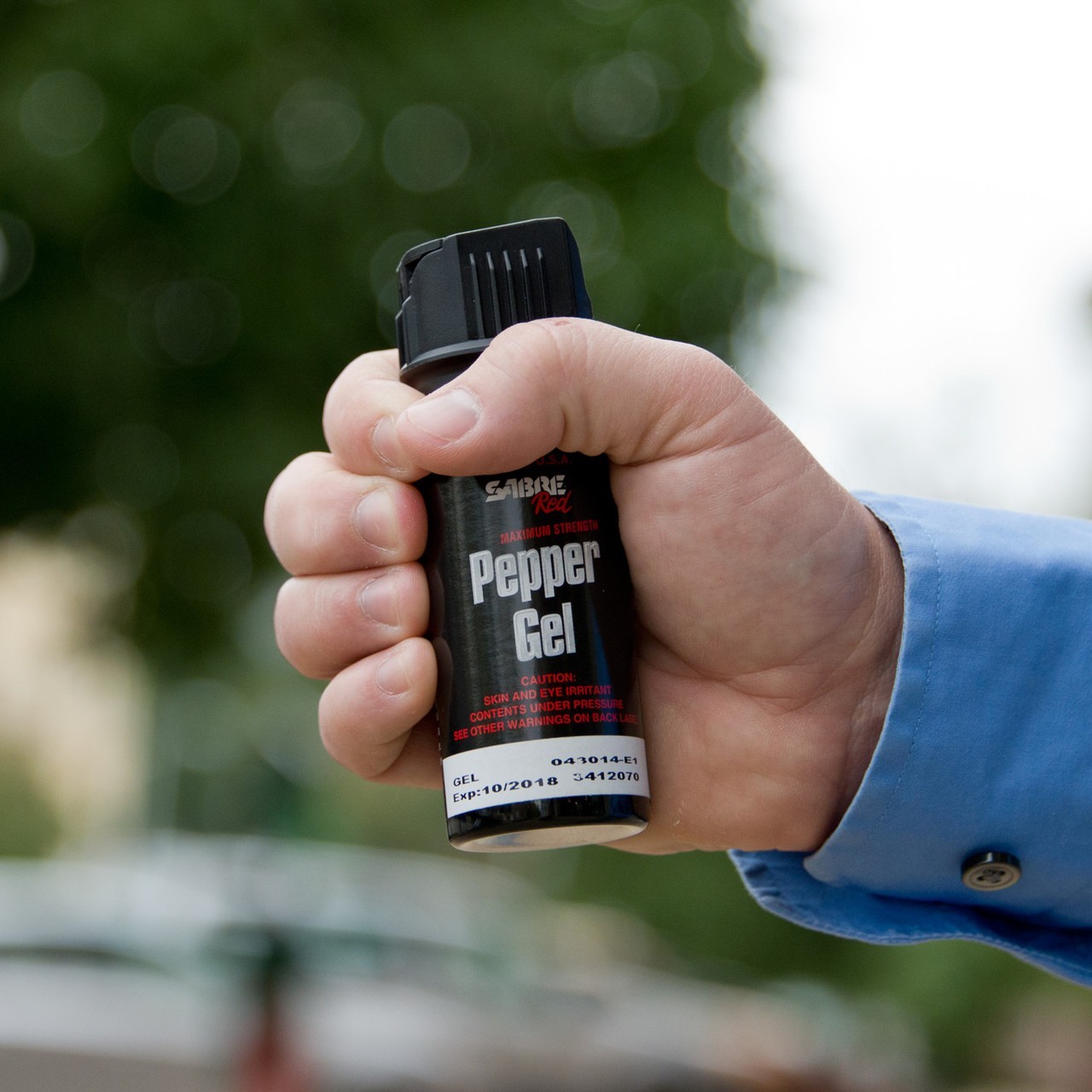 Sabre Red MK-3-GEL-H-US Tactical Pepper Gel 18-Foot Range with Belt Holster