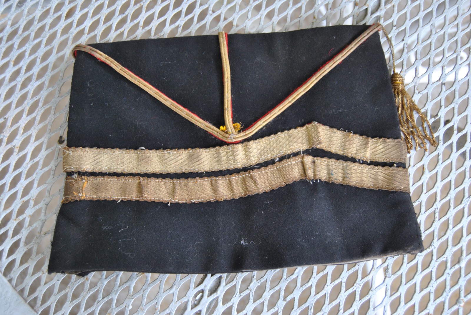 Late 1800s Old French Parisian Theatre Napoleonic Uniform Tunic and Bonnet