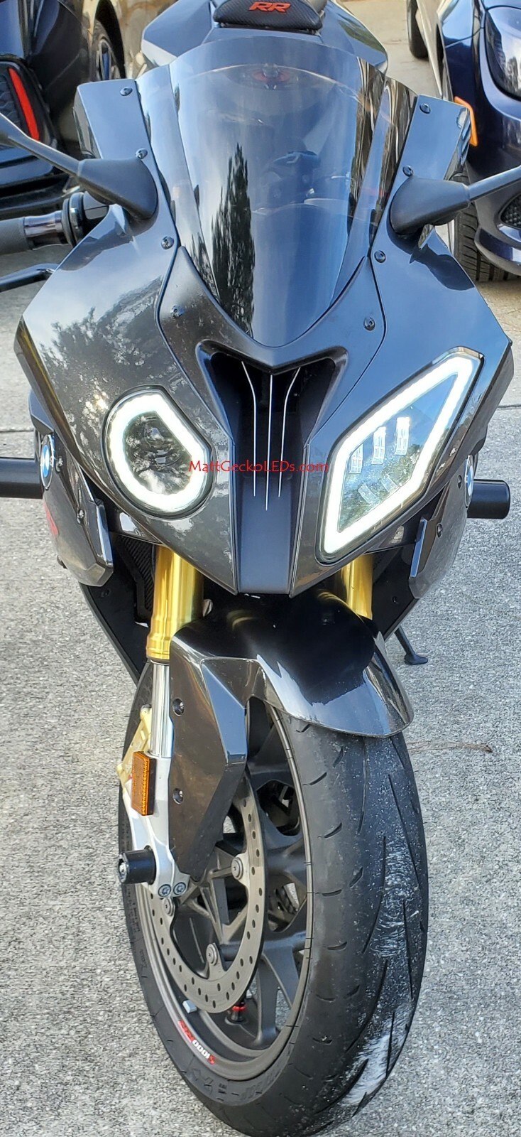 BMW 2009 - 2014 S1000RR / HP4 . LED Projection Headlight ... Brighter than OEM!