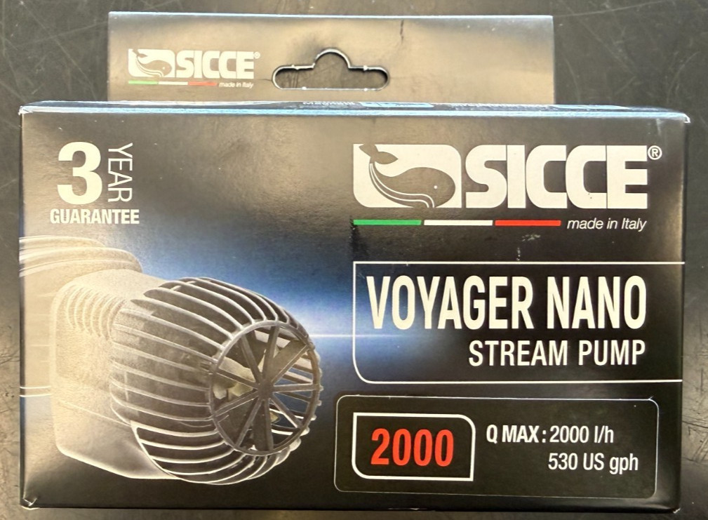 Sicce Voyager Nano Stream 2000 - 530 GPH  Circulation Water Pump