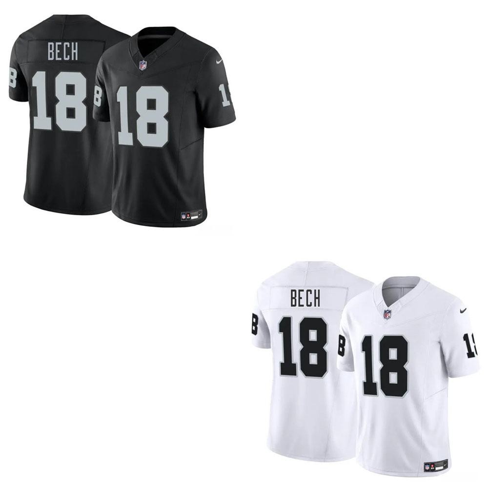 Jack Bech Mens Raiders stitched Jersey