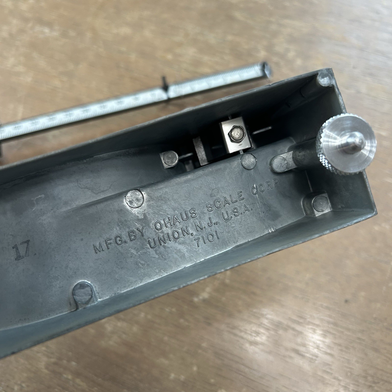 OHAUS 5 0 5 505-10 Precision Reloading Scale Balance Beam w/ Box & Instructions