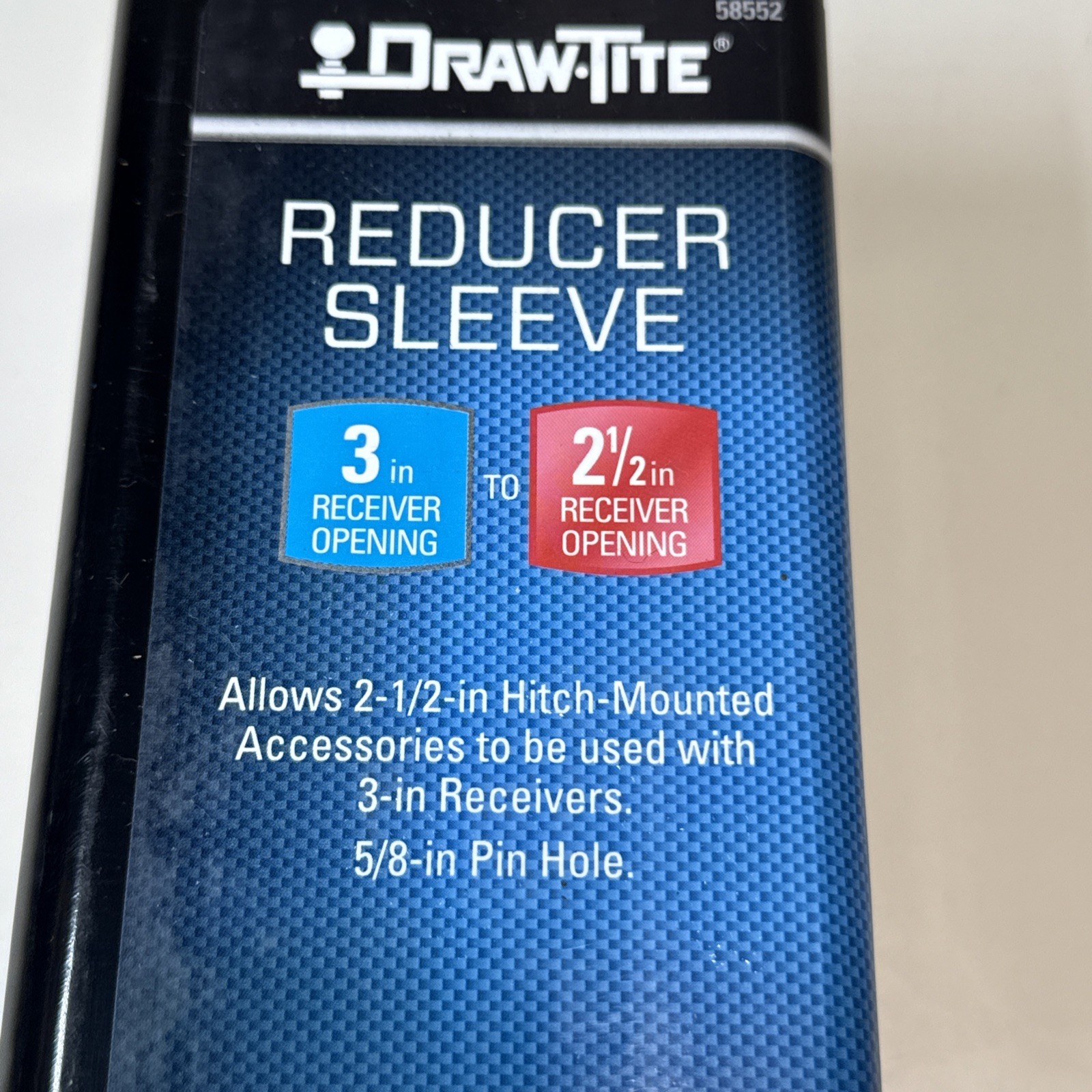 Draw-Tite 58552 7088200 3In To 2.5In Ball Mount Reducer Sleeve