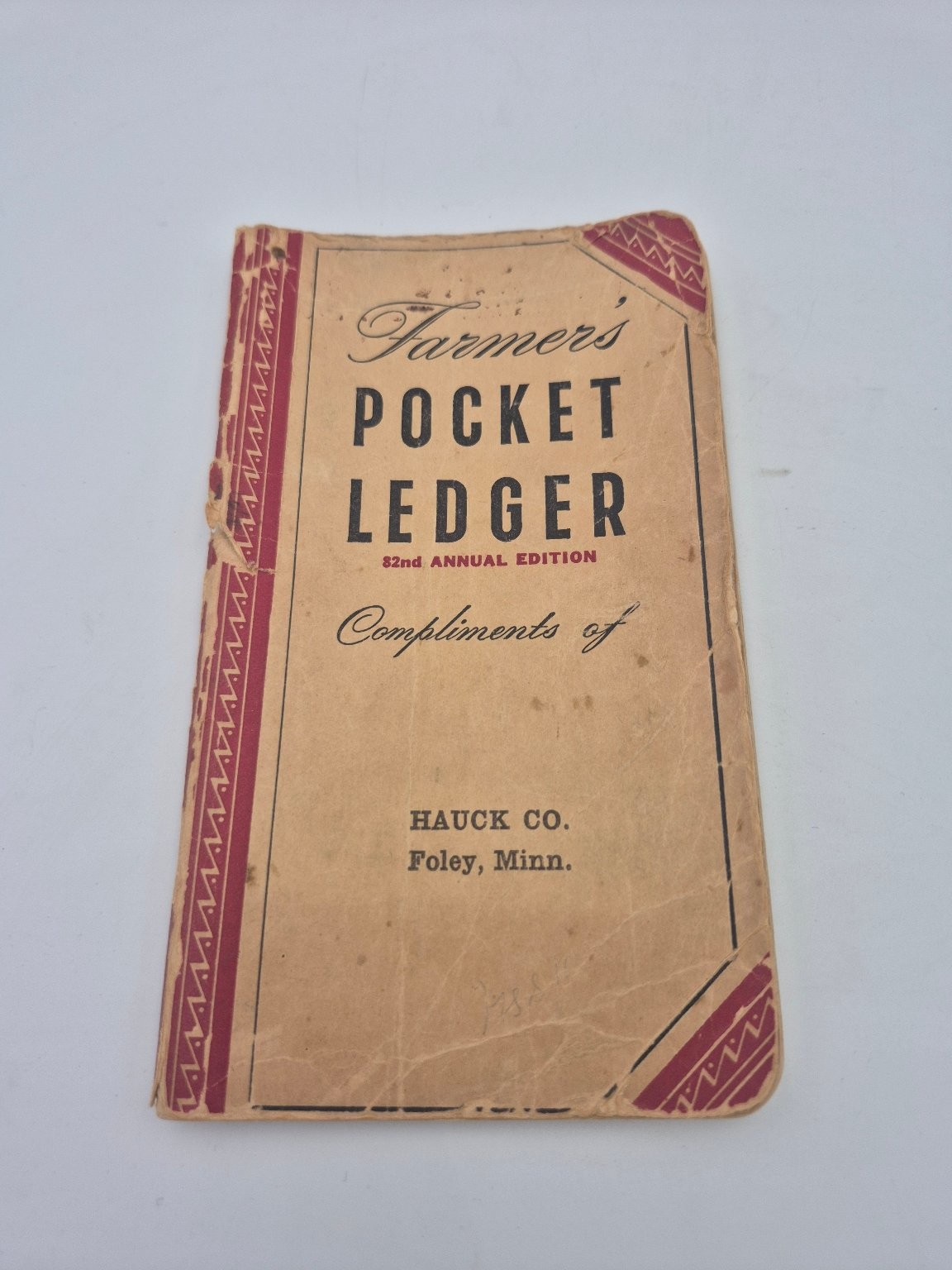 Farmer's Pocket Ledger 82nd Annual Edition 1948-1949 Farming Log
