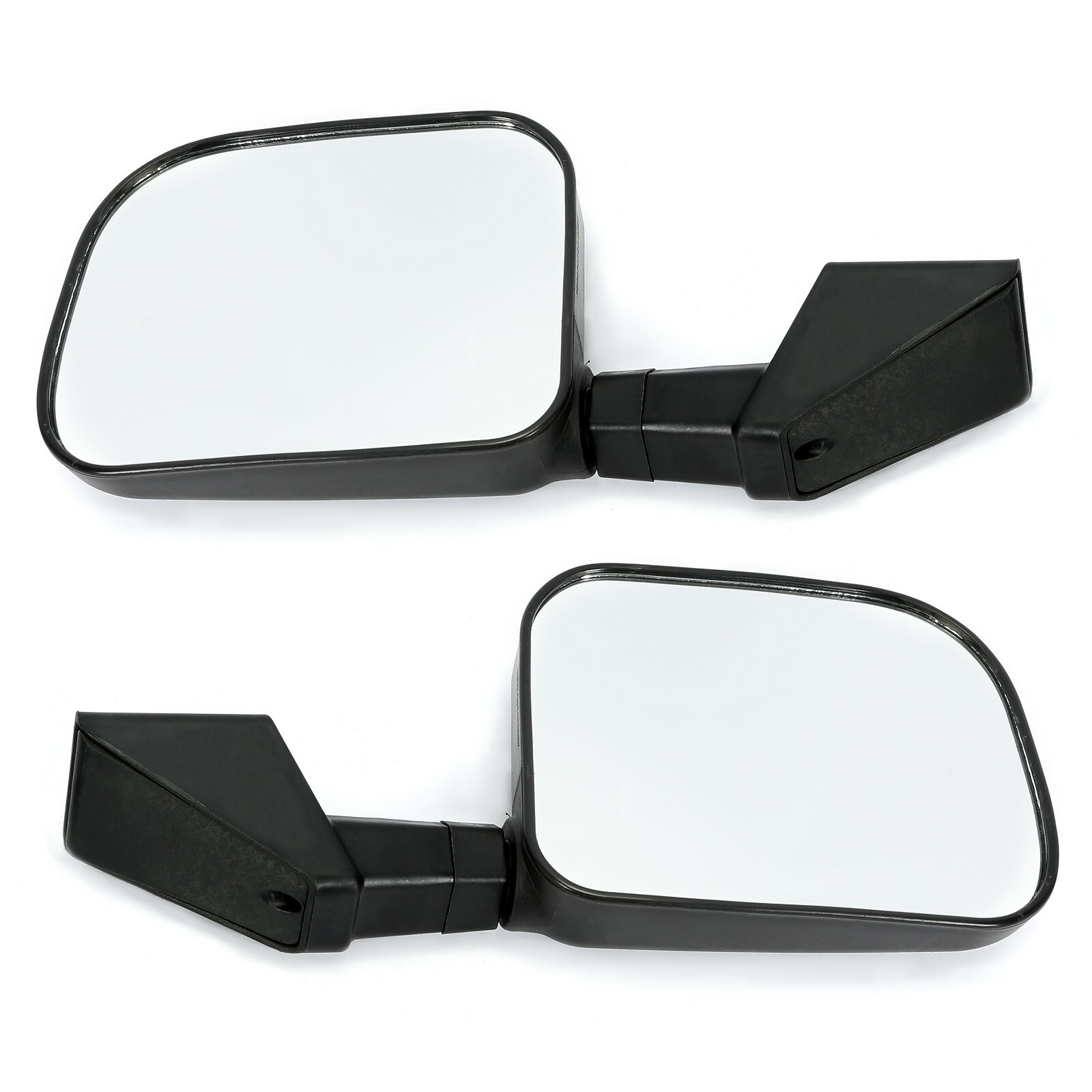 Black Tubular Trail Door With Side Mirror For 1976-1995 Jeep CJ7/YJ Wrangler 2DR